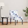 Blue Flower Fabric Slipper Chair - Comfort & Style | HipoMarket