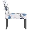 Blue Flower Fabric Slipper Chair - Comfort & Style | HipoMarket