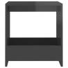 High Gloss Grey Side Table - Modern and Stylish | HipoMarket