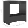 High Gloss Grey Side Table - Modern and Stylish | HipoMarket