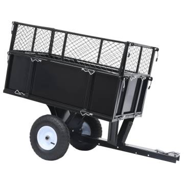 Tipping Trailer for Lawn Mower - 150 kg Load Capacity