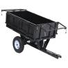 Tipping Trailer for Lawn Mower - 150 kg Load Capacity