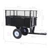 Tipping Trailer for Lawn Mower - 150 kg Load Capacity