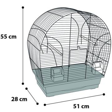 FLAMINGO Bird Cage Saga Copper - Spacious & Stylish Home