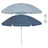 Beach Umbrella Blue 240 cm - UV Protection & Tilt Function