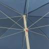 Beach Umbrella Blue 240 cm - UV Protection & Tilt Function