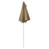 Garden Half Parasol with Pole - 180x90 cm Taupe | HipoMarket