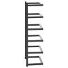 Towel Rack Black 24x12x48 cm Steel - Stylish Bathroom Storage