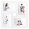 Collage Photo Frame for 4 Photos | White MDF | Hipomarket