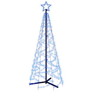 Illuminated Christmas Cone Tree - 200 LEDs - 70x180 cm