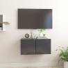 Hanging TV Cabinet Grey 60x30x30 cm Colour grey Quantity in Package 1 