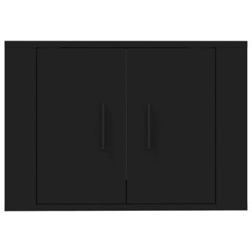 Wall Mounted TV Cabinet Black - 57x34.5x40 cm | HipoMarket