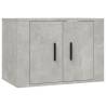 Wall Mounted TV Cabinet Concrete Grey - Stylish & Practical