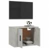 Wall Mounted TV Cabinet Concrete Grey - Stylish & Practical