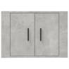 Wall Mounted TV Cabinet Concrete Grey - Stylish & Practical