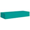 Wall-Mounted Drawer Shelf Blue 60x23.5cm | HipoMarket