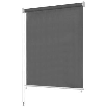 Outdoor Roller Blind 140x140 cm in Anthracite | HipoMarket