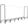 Firewood Rack Anthracite 360x35x120 cm | Heavy-Duty Steel Storage