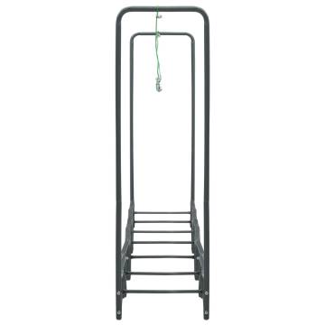 Firewood Rack Anthracite 360x35x120 cm | Heavy-Duty Steel Storage