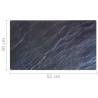 Chopping Boards 2 pcs - Natural Stone Pattern Tempered Glass