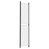 4-Panel Room Divider White 200x220 cm - Privacy Screen