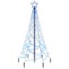 Christmas Tree with Spike and 200 Blue LEDs - 180 cm