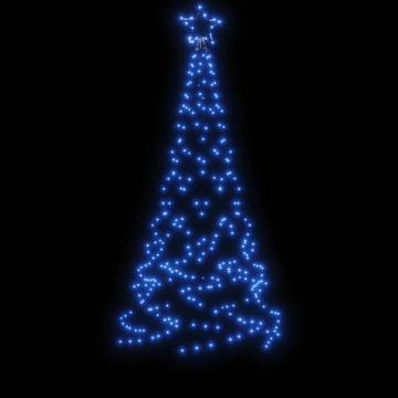 Christmas Tree with Spike and 200 Blue LEDs - 180 cm