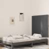 Wall Headboard Grey 95.5x3x90 cm Solid Wood Pine Colour grey Size 95.5 x 90 cm Quantity in Package 1 