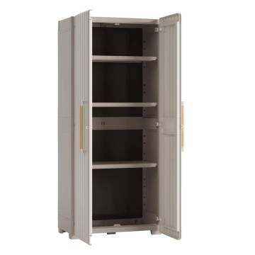 Keter Storage Cabinet with Shelves - Stylish & Durable Storage