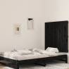 Wall Headboard Black 95.5x3x90 cm Solid Wood Pine Colour black Size 95.5 x 90 cm Quantity in Package 1 