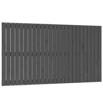 Elegant Grey Wall Headboard - Solid Pine Wood | HipoMarket