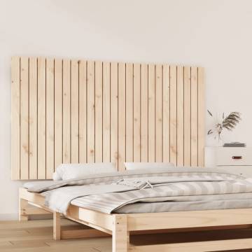 Solid Pine Wall Headboard 159.5x3x90 cm - Elegance for Your Bedroom