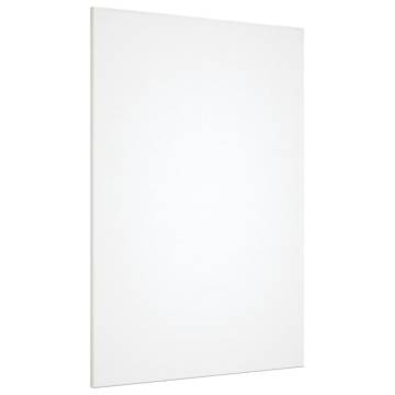 Stretched Canvases 12 pcs - White Fabric & Pine Frame