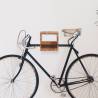 Wall Mounted Bicycle Rack - Solid Acacia Wood 35x25x25 cm