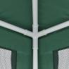 Green Party Tent 2x2m with Mesh Sidewalls - Ideal for Events