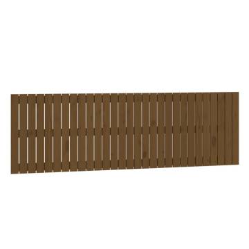 Wall Headboard Honey Brown - Solid Pine Wood | Hipo Market