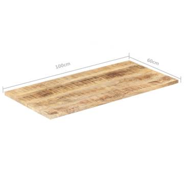 Solid Mango Wood Tabletop 100x60 cm | Hipomarket UK