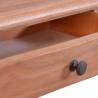 Solid Mahogany Console Table - Rustic Charm | HipoMarket