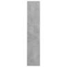 Wall Shoe Cabinet - Concrete Grey 60x18x90 cm | HipoMarket