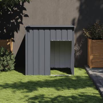 Durable Dog House with Roof - Anthracite 110x103x109 cm