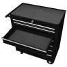 Workshop Tool Trolley with 7 Drawers - Black Storage Solution