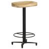 Bar Stools 2 pcs 66 cm Solid Mango Wood - Elegant Seating