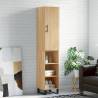 Highboard Sonoma Oak 34.5x34x180 cm Engineered Wood Colour sonoma oak Quantity in Package 1 Model 3 shelves 