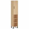 Stylish Highboard Sonoma Oak - 34.5x34x180 cm | HipoMarket