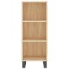 Stylish Highboard Sonoma Oak - 34.5x34x180 cm | HipoMarket