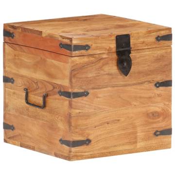 Solid Acacia Wood Chest - Stylish & Functional Storage Solution