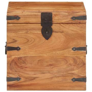 Solid Acacia Wood Chest - Stylish & Functional Storage Solution