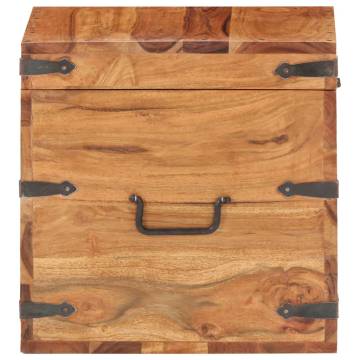 Solid Acacia Wood Chest - Stylish & Functional Storage Solution