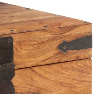 Solid Acacia Wood Chest - Stylish & Functional Storage Solution