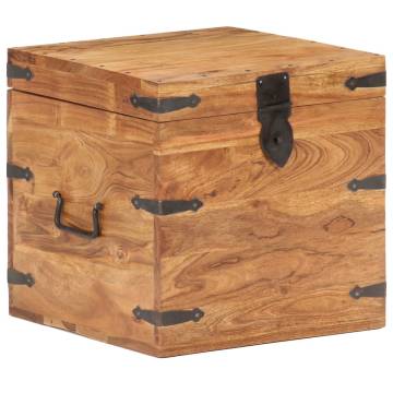 Solid Acacia Wood Chest - Stylish & Functional Storage Solution